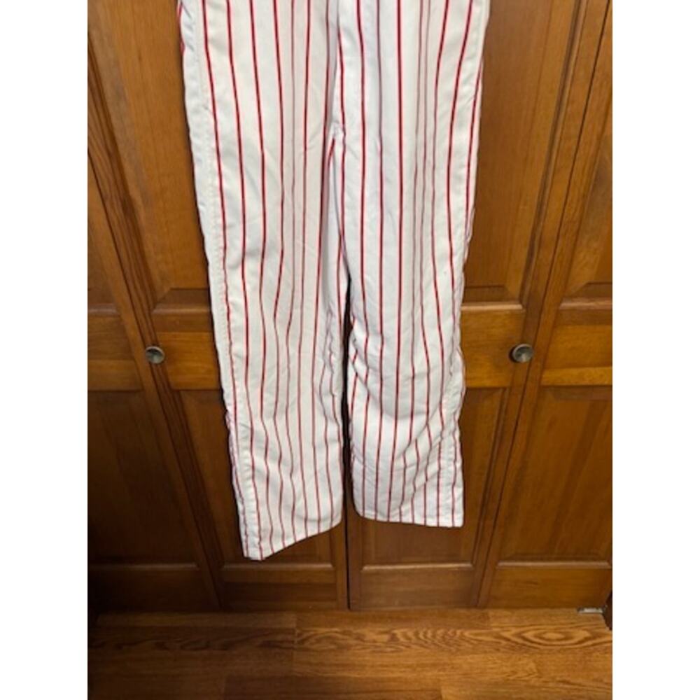 FOCO Philadelphia Phillies Men’s Pinstripe Bib Overalls White Red MLB Size S - Picture 3 of 13